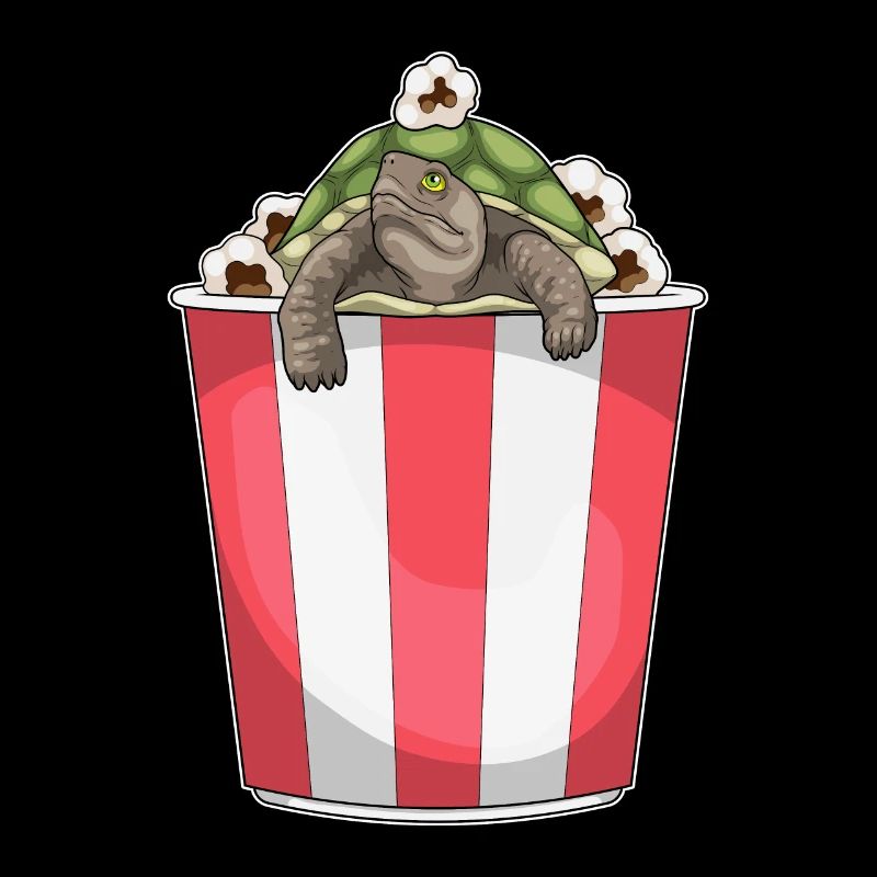 Maïs soufflé tortue