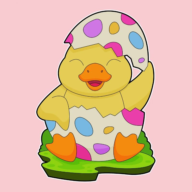 Duck Easter Easter Egg
