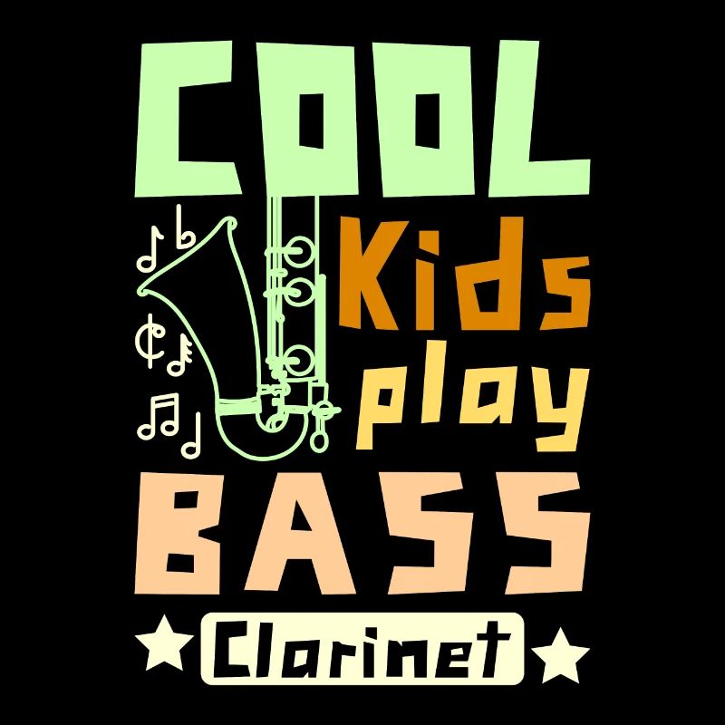 Pour les enfants, Cool Kids joue de la clarinette basse