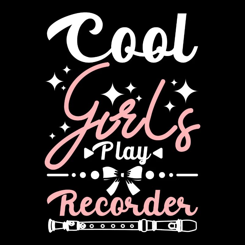 Cool girls play recorder