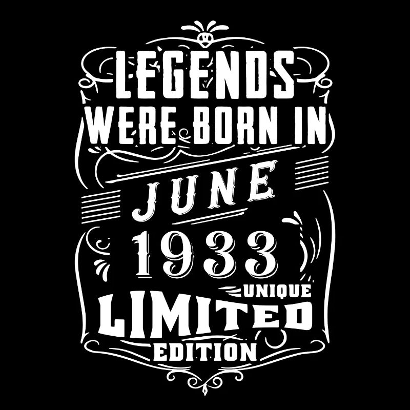 Anniversaire Juin 1933 Année Edition Limitée