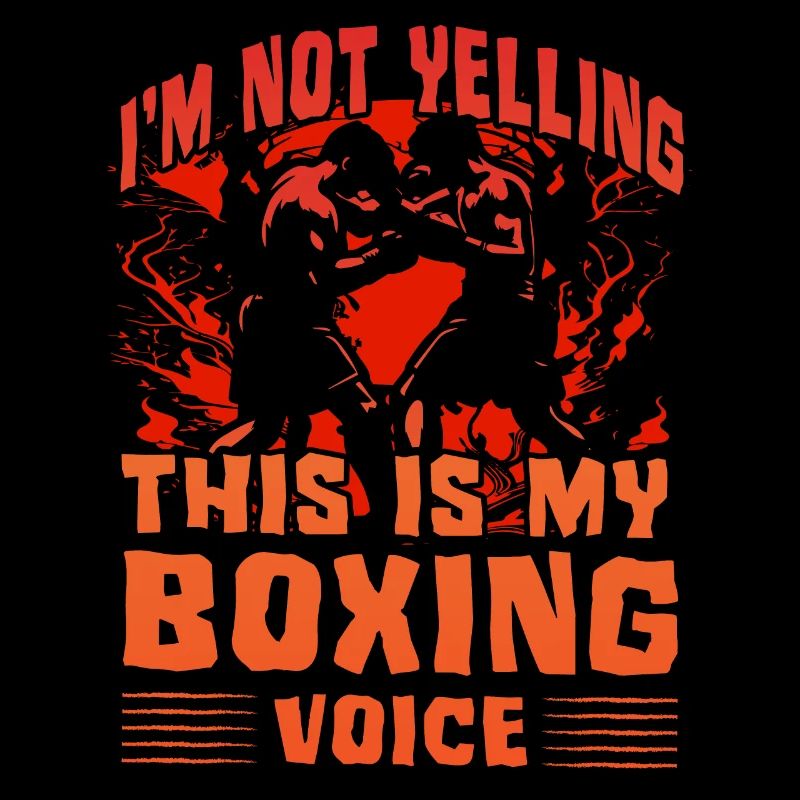 Je ne crie pas que c’est ma voix de boxe