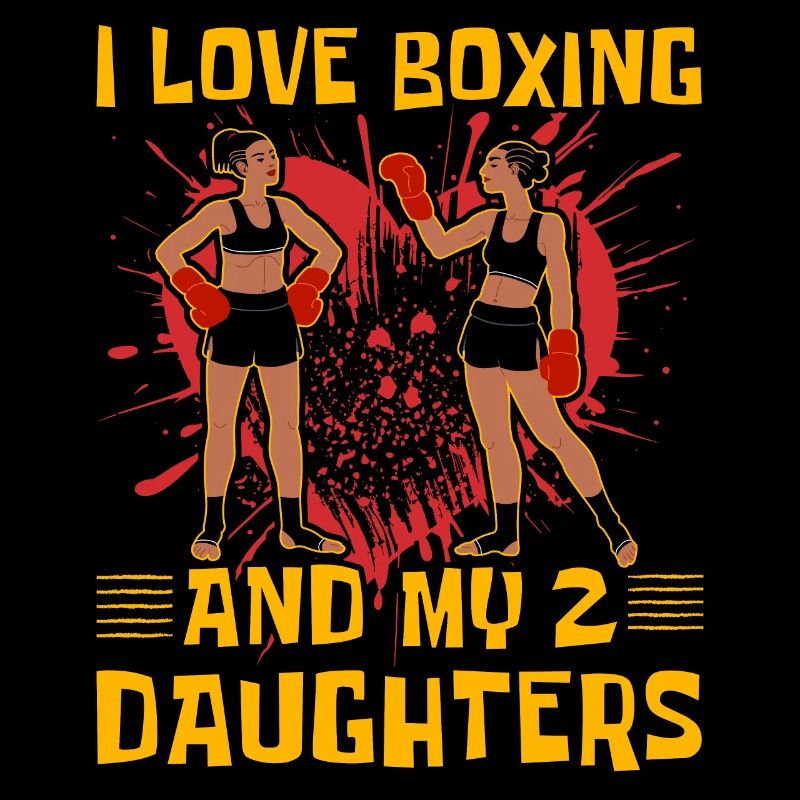 J’aime la boxe et mes 2 filles