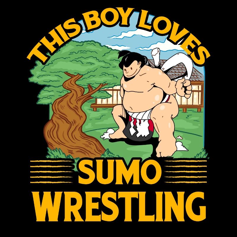 Ce garçon aime la lutte de sumo