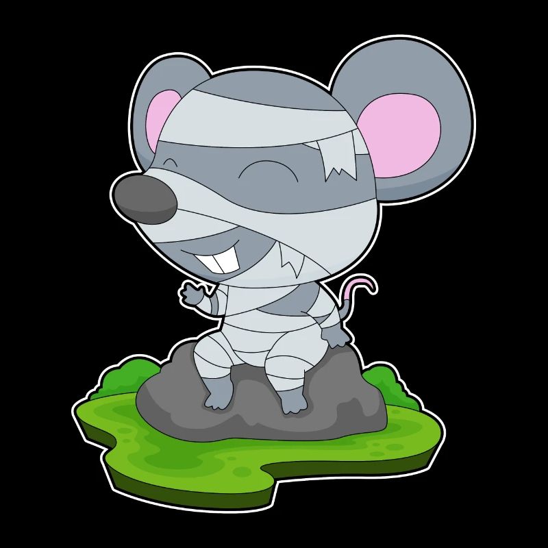 Maus Halloween Mumie