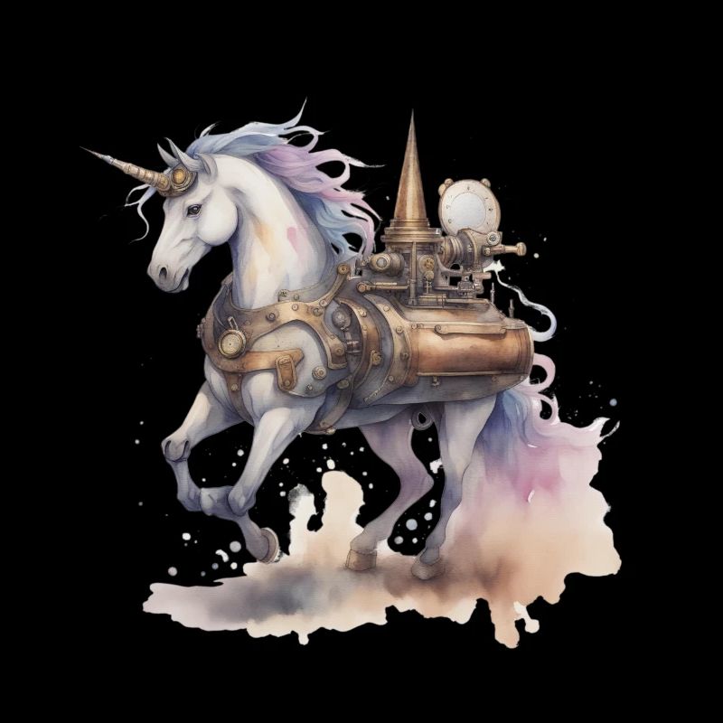Licorne Technologie Machine Licornes Cheval