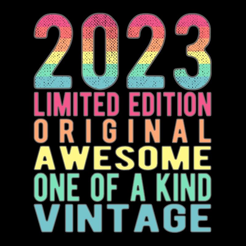 Limited Edition seit 2023 Geburtstag Vintage 2023