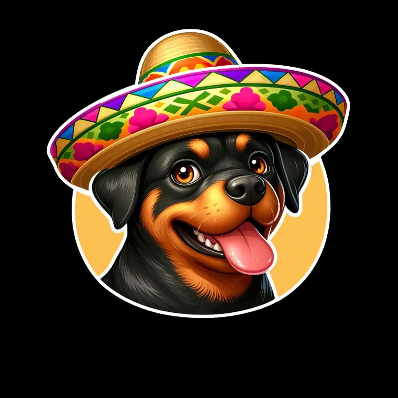 Cinco de Mayo Chien Rottweiler Mexique