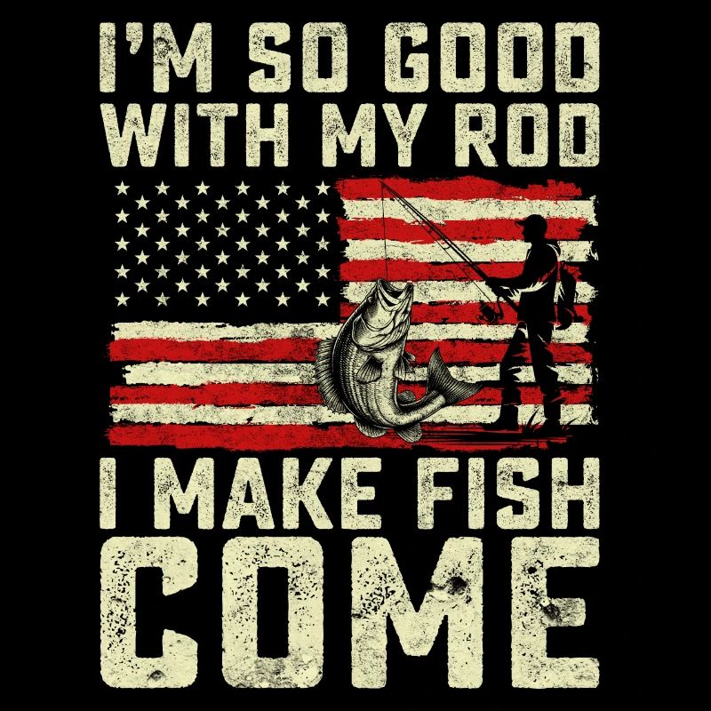 Je suis tellement doué avec ma canne que je fais venir les poissons