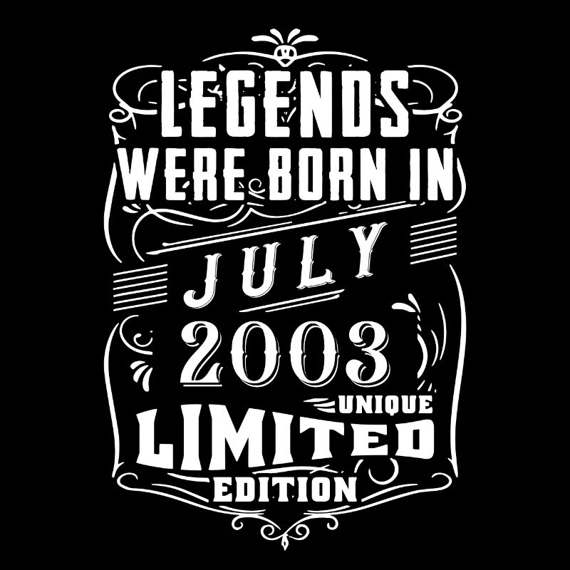 Anniversaire Juillet 2003 Année Edition Limitée