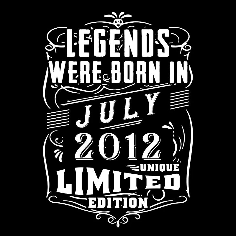 Geburtstag Juli 2012 Jahr Limited Edition