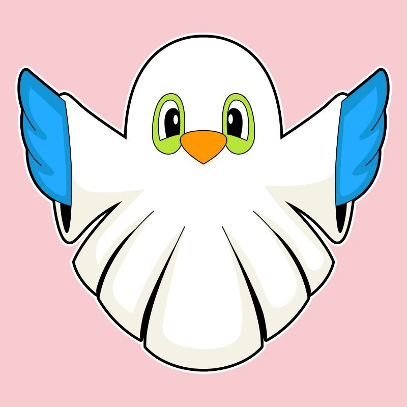 Vogel Halloween Geist