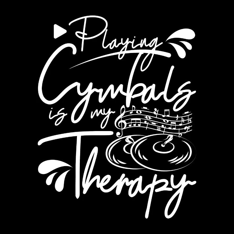 Playing Cymbals is my therapy