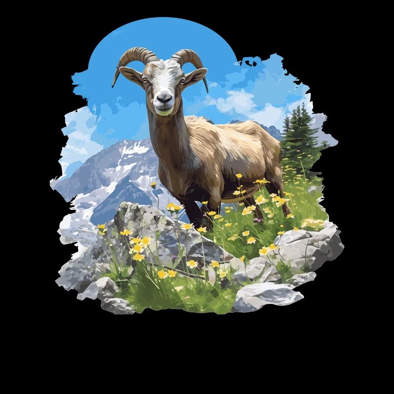 Alpine Goat Mountain Goats Mountain Goat