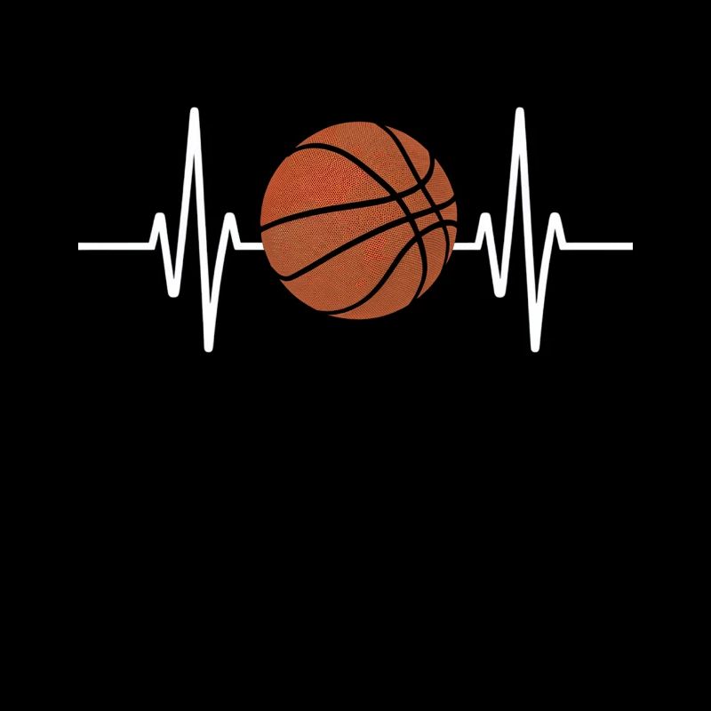 Conception de battement de cœur de basket-ball