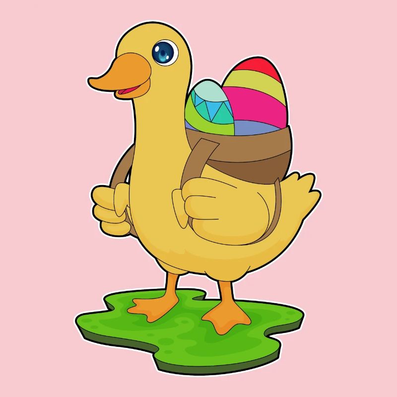 Duck Easter Easter Eggs