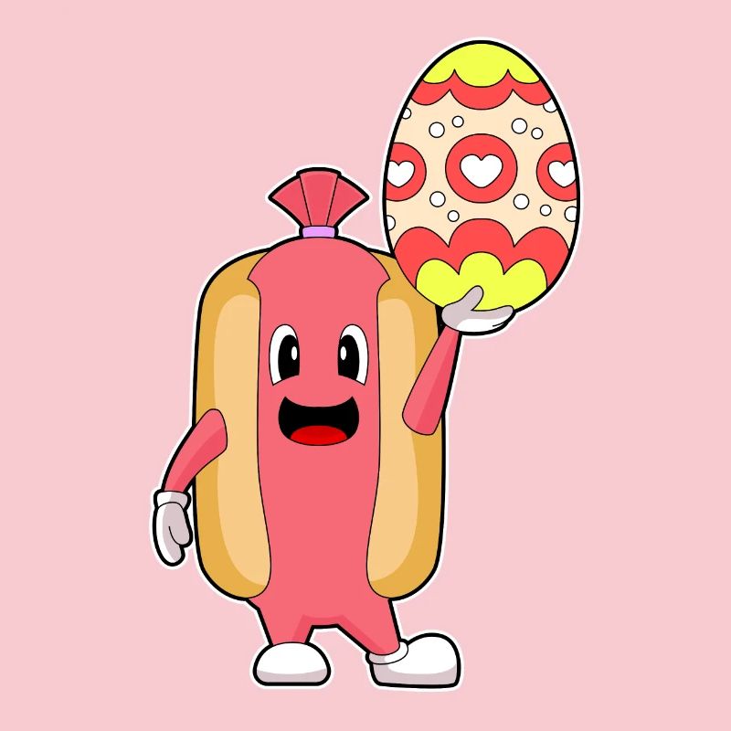 Hotdog Easter Easter Egg
