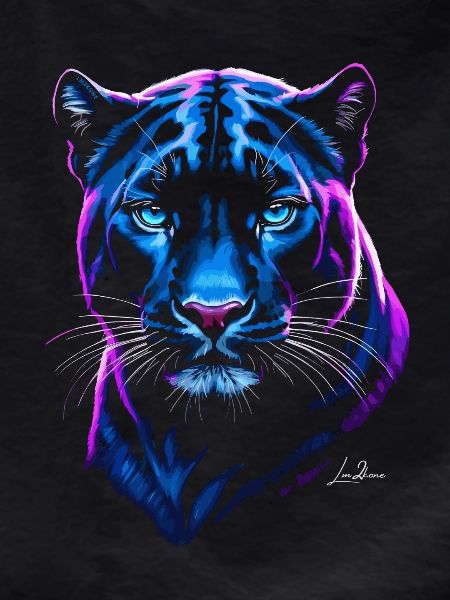 Neon Wild Panther