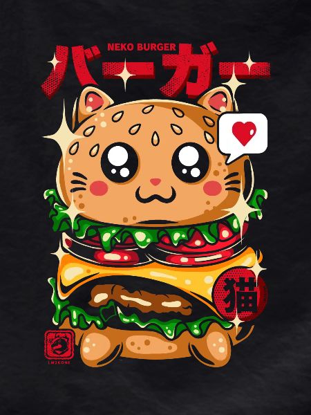 Japan Hamburger Cat Neko