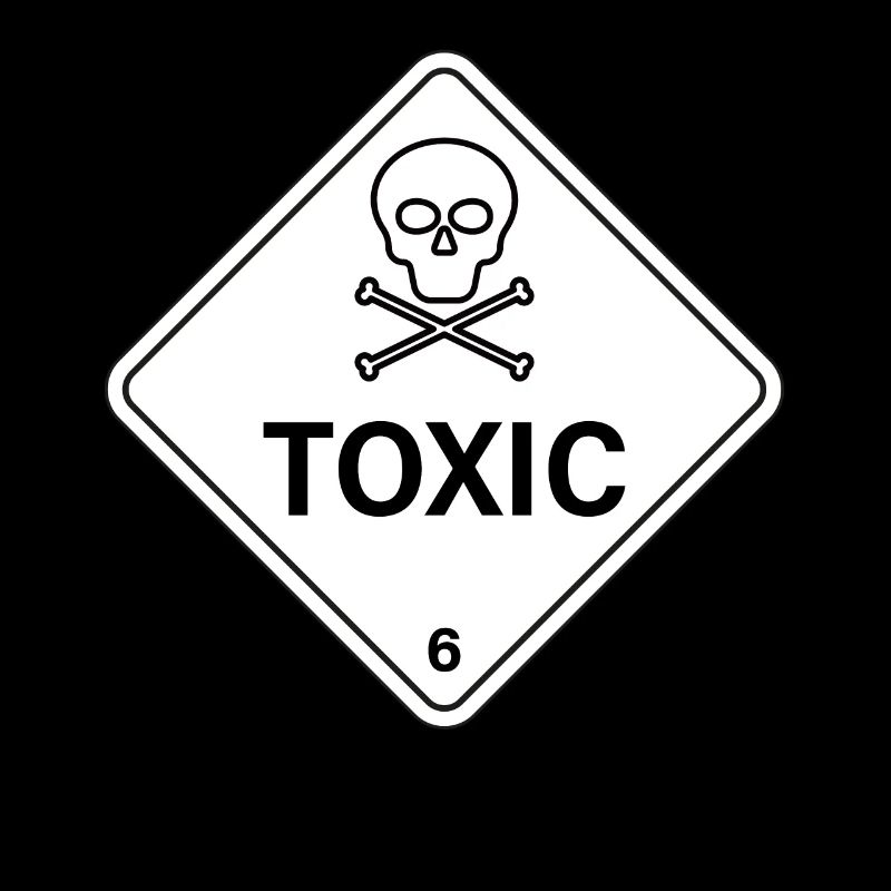 Toxic beware! Skull