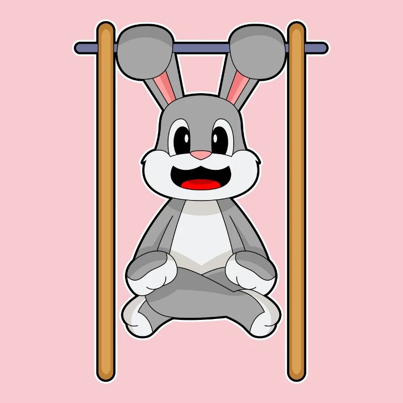 Bunny Bodybuilder Pull-ups Bodybuilding