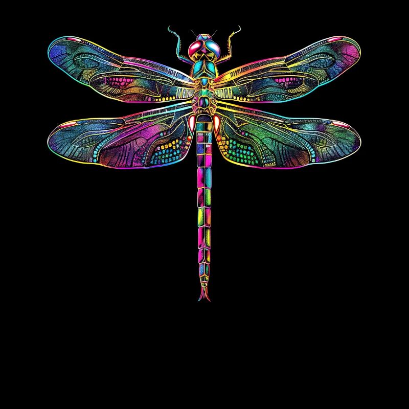 Libellule Libellule Ailes Colorées Libellules Mignonnes