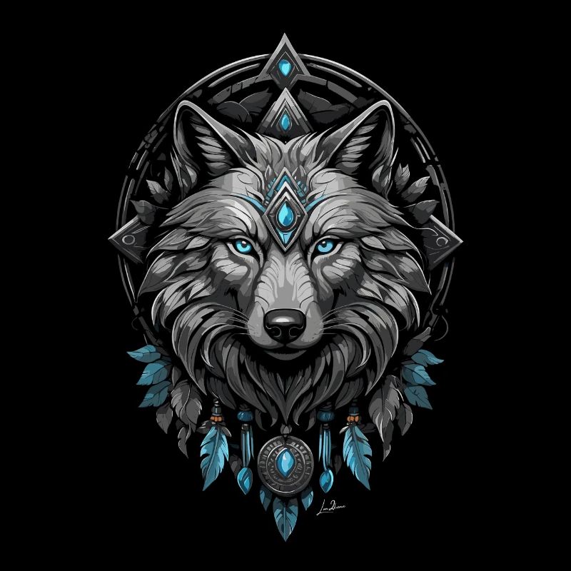 Loup arctique viking