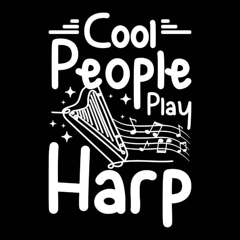 Des gens cool jouent de la harpe
