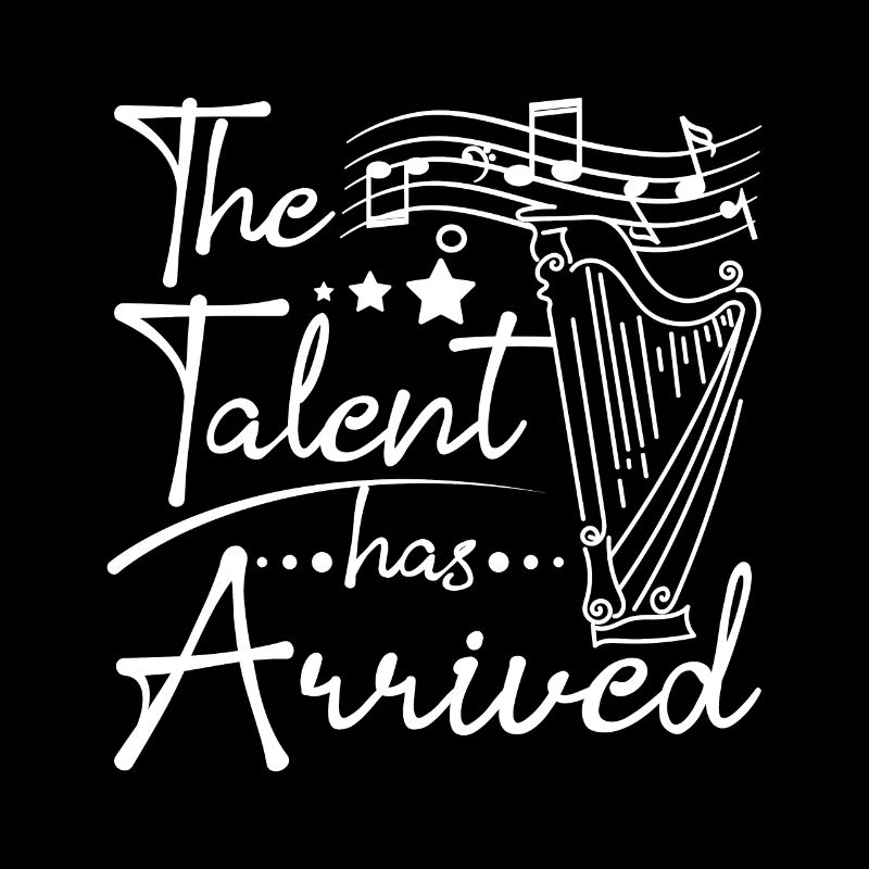 Le talent est arrivé : joueur de harpe