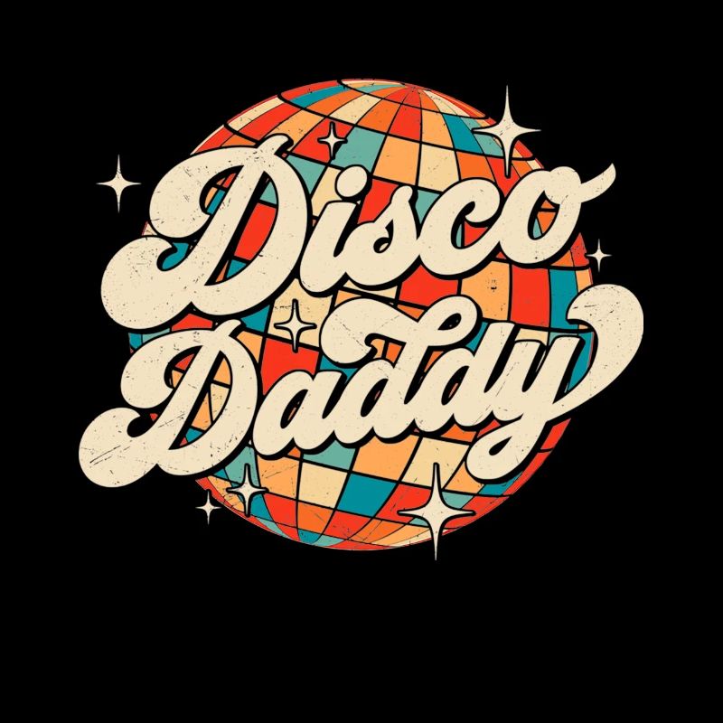 Vintage Disco Daddy Retro Dad Grandpa