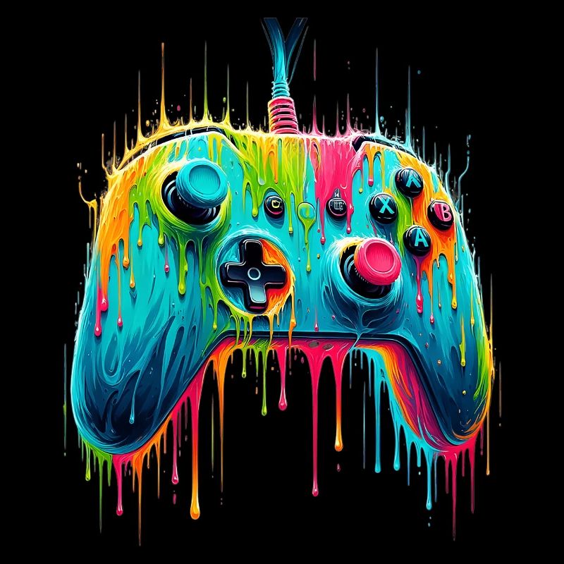 Manette de jeu colorée