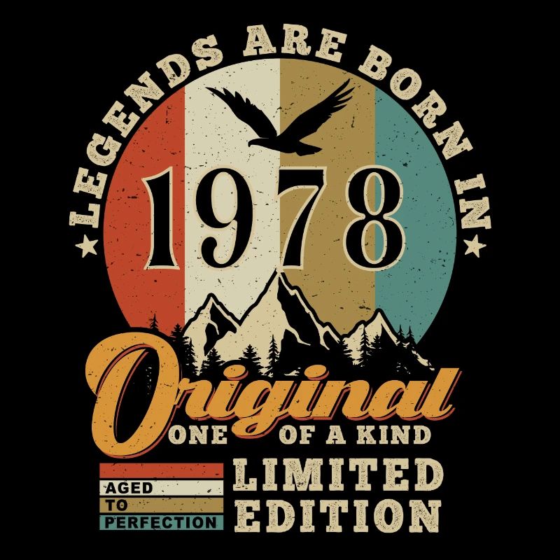 Original 1978 Cadeau D'anniversaire 1978 Authentic