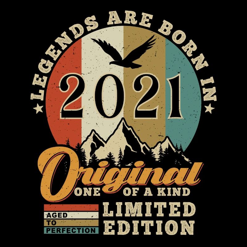 Original 2021 Geburtstagsgeschenk 2021 authentisch