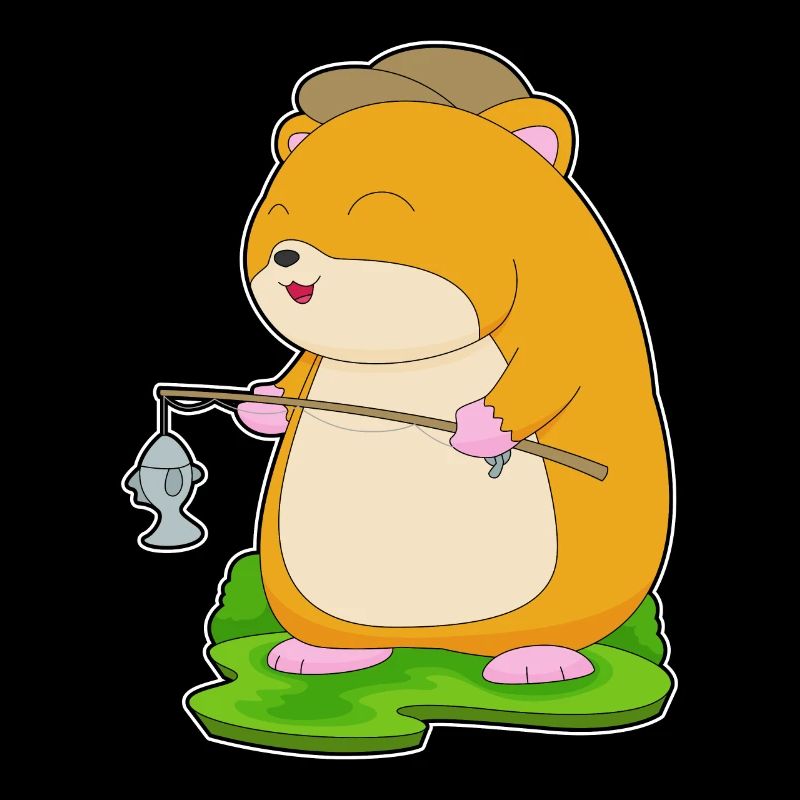 Hamster Pêcheur Ange Pêche