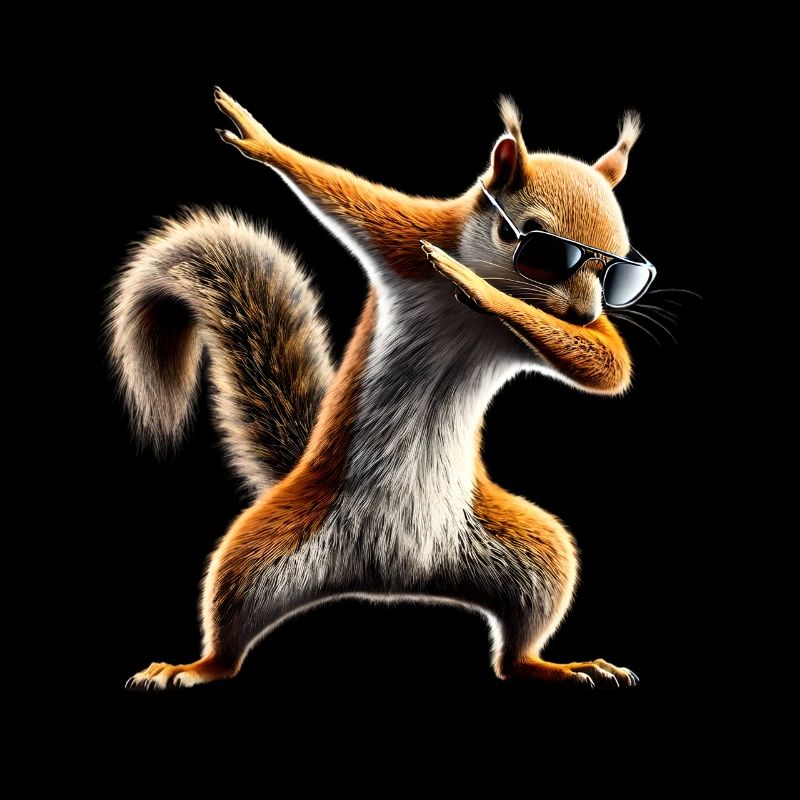 Funny Dabbing Squirrel Animal Lover Animals