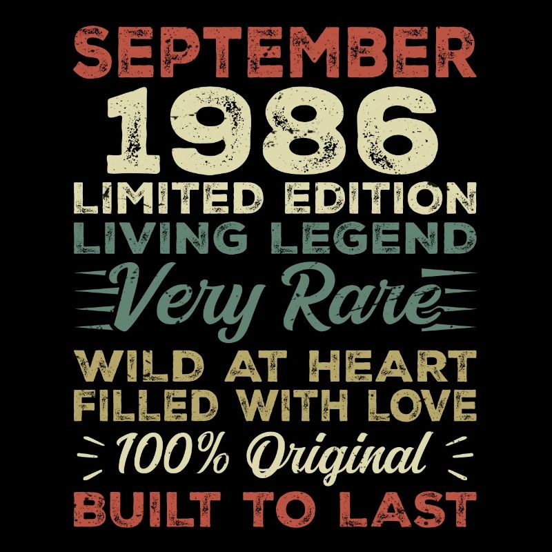 Geburtstag September 1986 Limited Edition Original