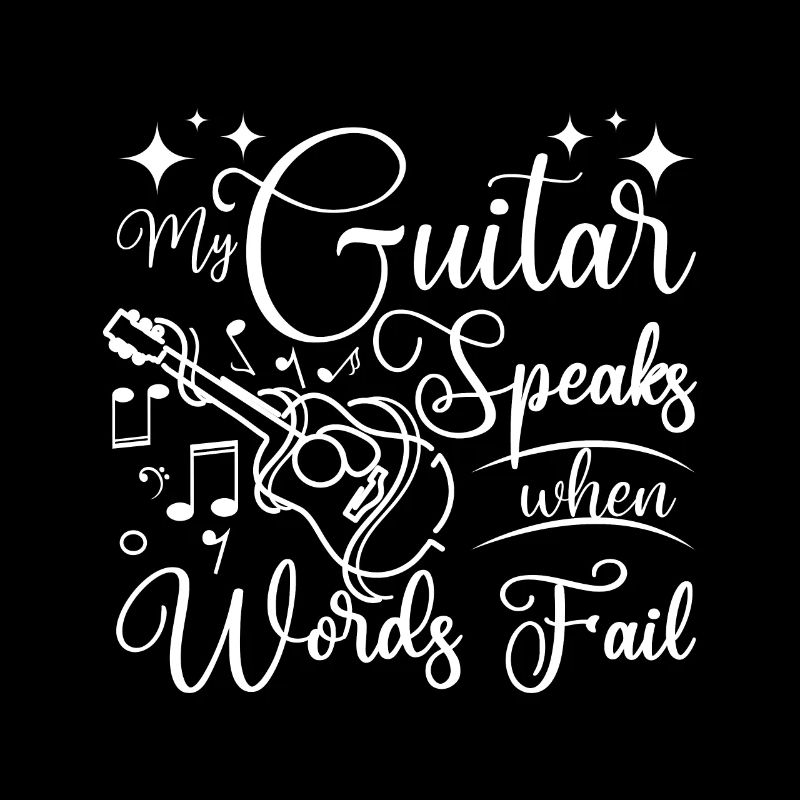 My guitar speaks when words fail