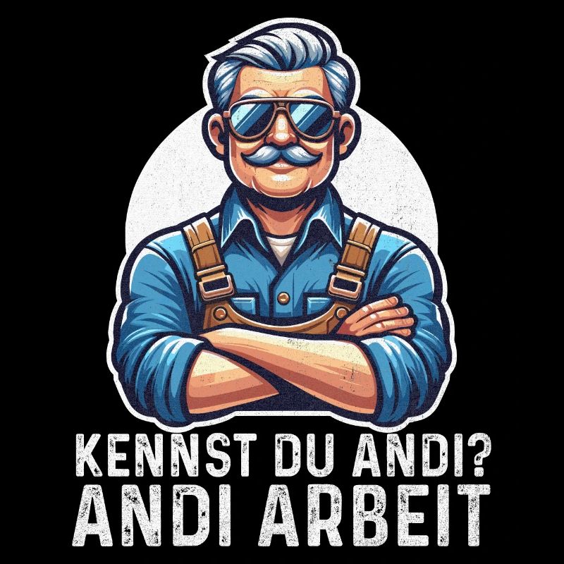 Handwerker Andi Arbeit Geschenk Sprüche Lustig