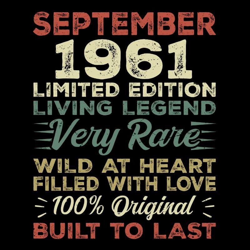Geburtstag September 1961 Limited Edition Original