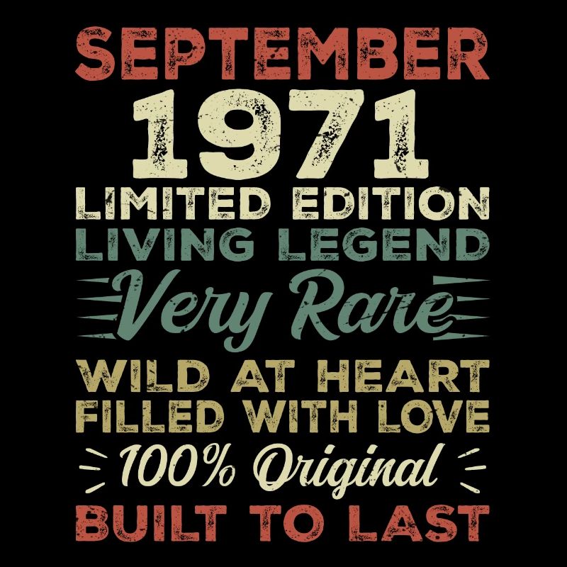 Anniversaire Septembre 1971 Edition Limitée Original