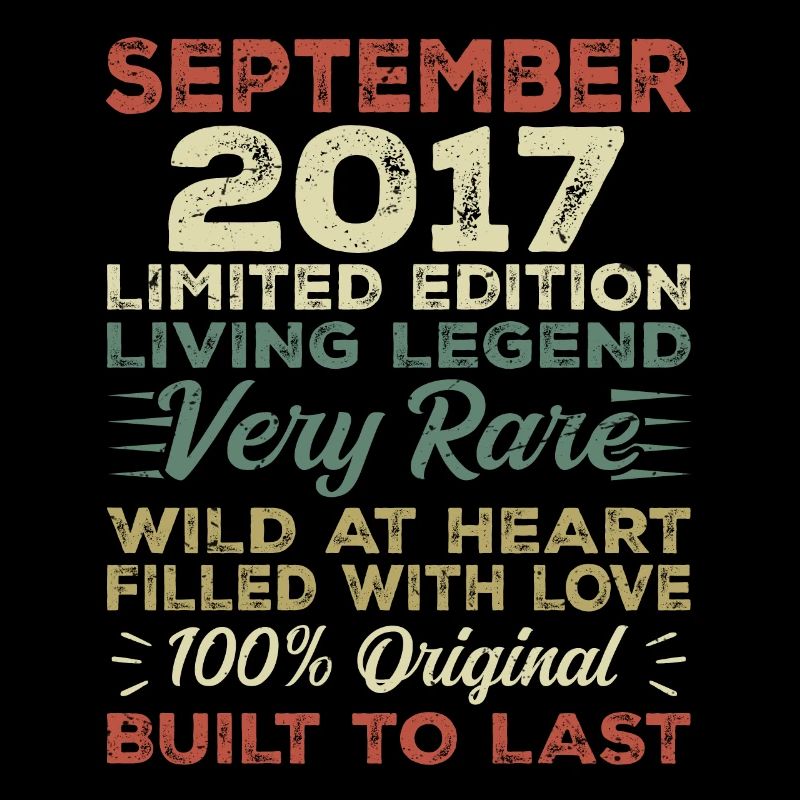 Anniversaire septembre 2017 Édition limitée originale