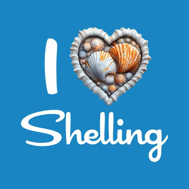 I Love Shelling Shells Shell Collector Gift