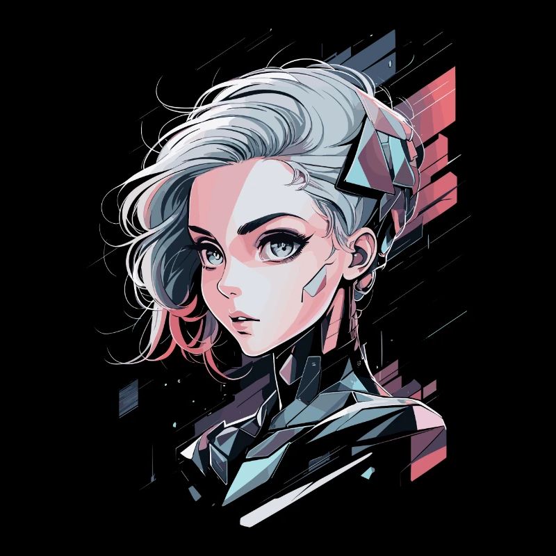 Futuristic Cyberpunk Warrior