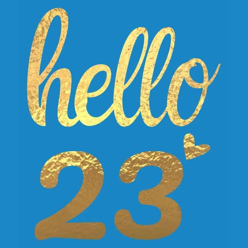 Hello 23 doré