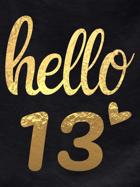 Hello 13 gold