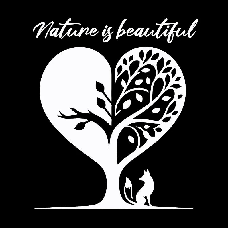 Nature is beautiful Fox Tree Heart Life Wilderness