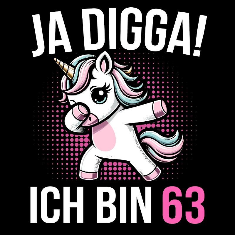 63. Geburtstag Frauen Einhorn Geschenk