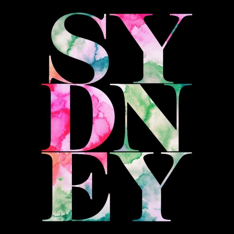 Motif d’aquarelle souvenir de Sydney