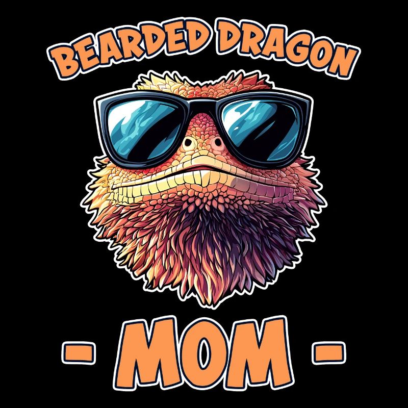 Bearded Dragon Saying Mom Funny Bearded Dragon Gift