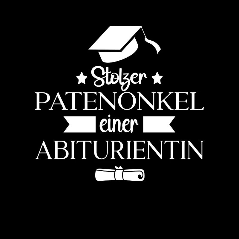 Stolzer Patenonkel einer Abiturientin